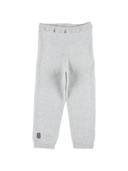 Leggings Silverskin cu broderie gri