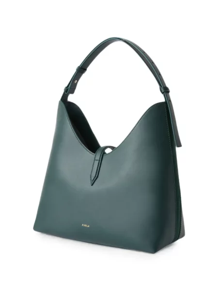Geantă Furla din piele verde