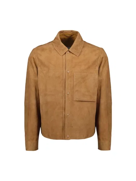 Kurtka skórzana Dior brązowa