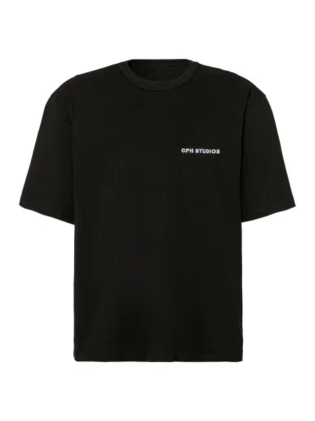 Copenhagen Studios Tricou negru alb