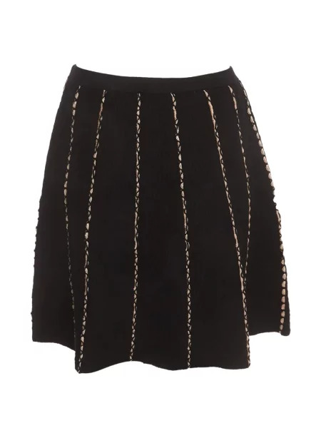 Fusta mini Sandro tricotate negru