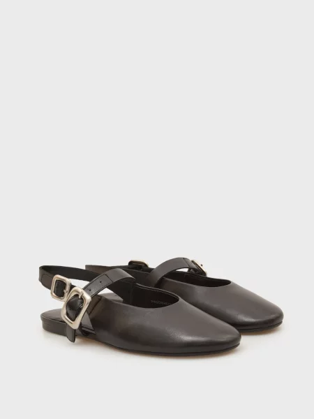 Кожаные босоножки Prpy черные