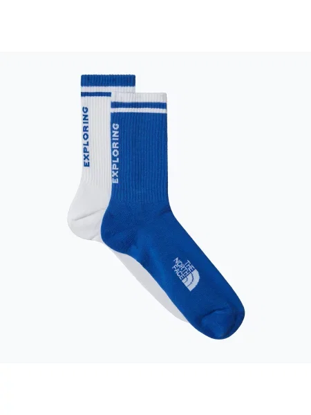 The North Face Everyday Crew Nse чорапи 2 чифта tnf blue/tnf white бяло