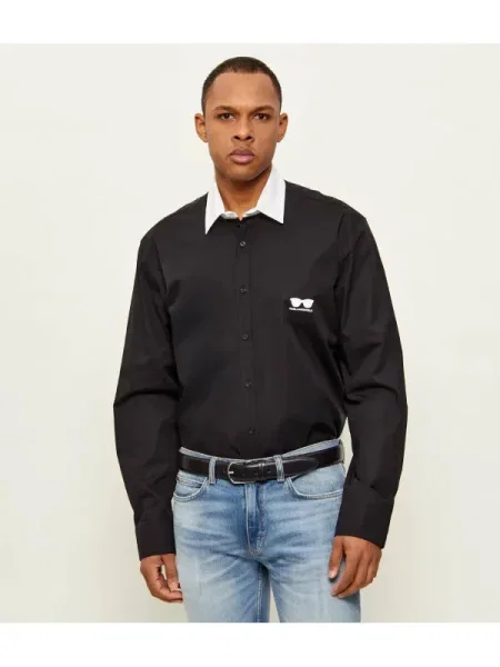 Karl Lagerfeld Cămașă negru