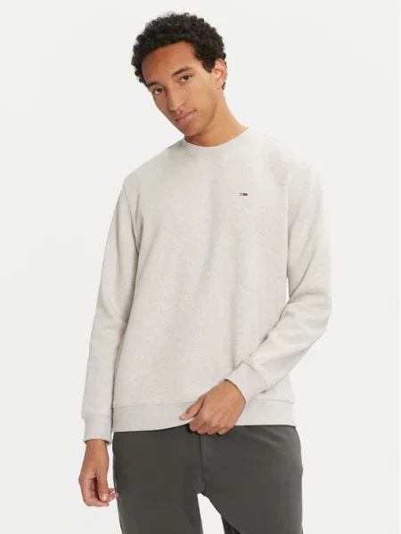 Tommy Jeans Mikina sivá