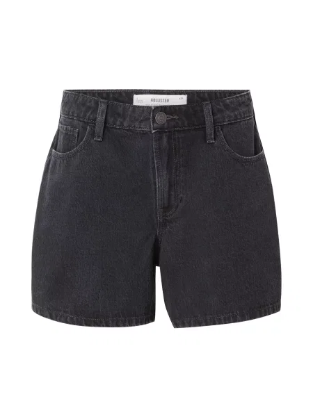 HOLLISTER Jeans denim negru