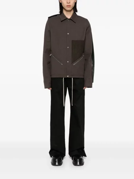 Pstryknąć kurtka Rick Owens brązowa