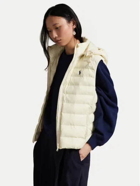 Polo Ralph Lauren Brezrokavnik Kremna