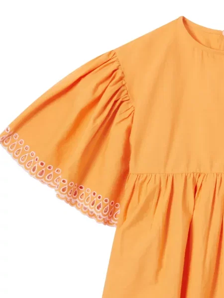 Sukienka dziecięca Stella Mccartney pomarańczowa