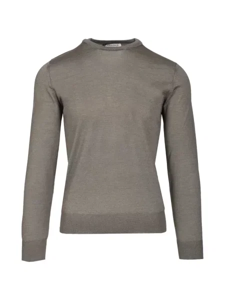 Lung tricou Al Duca D’aosta 1902 cu decolteu rotund gri