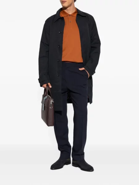 Scurt tricou polo Paul Smith maro
