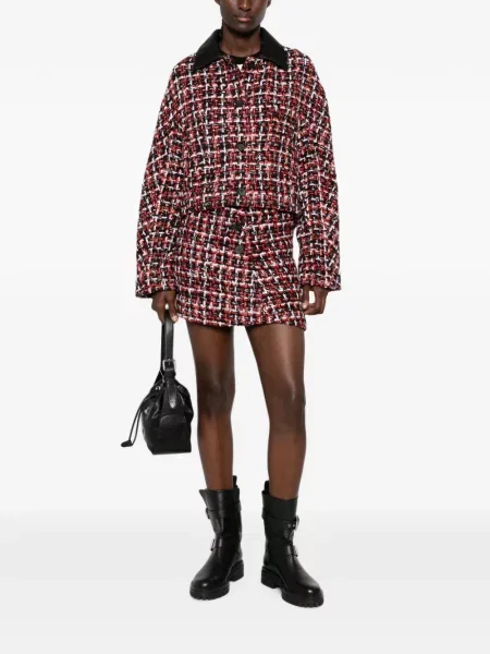 Bouclé fusta mini Iro negru