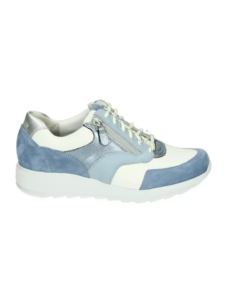 Sneakersy Durea zamszowe niebieskie