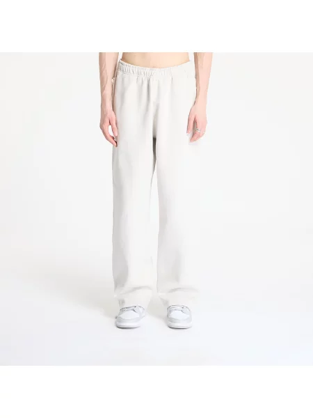 Fleecové kalhoty Nike bílé