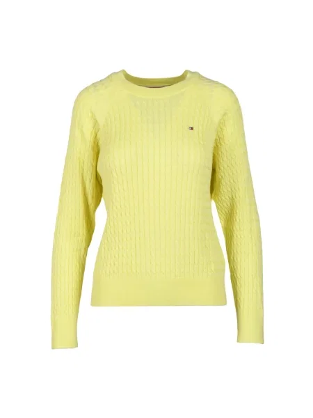 Sweter Tommy Hilfiger żółty