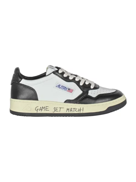 Sneakers Autry Medalist Low Man White/ Black EUR 43 białe