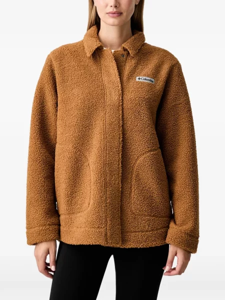 Geacă cămașă Columbia din fleece maro