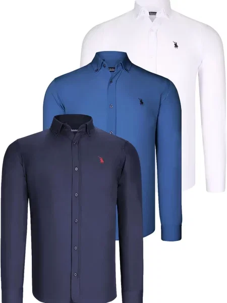 Риза Dewberry синьо