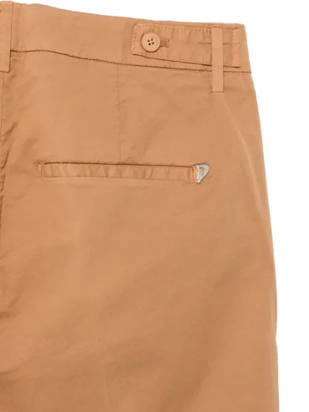 Pantaloni Dondup cu autograf maro