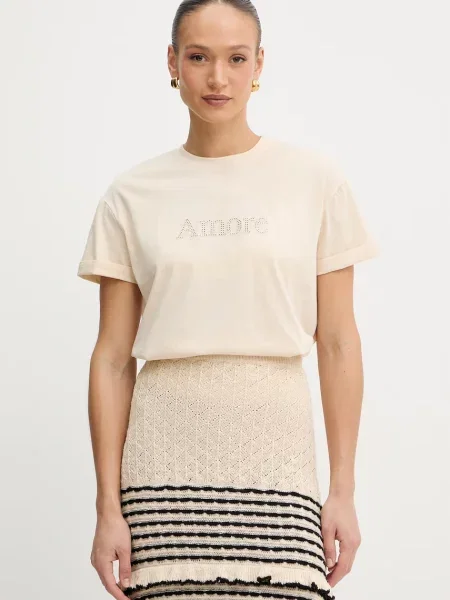 Twinset tricou din bej