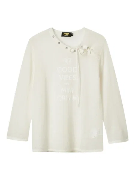 Pulover Mini Cream lung