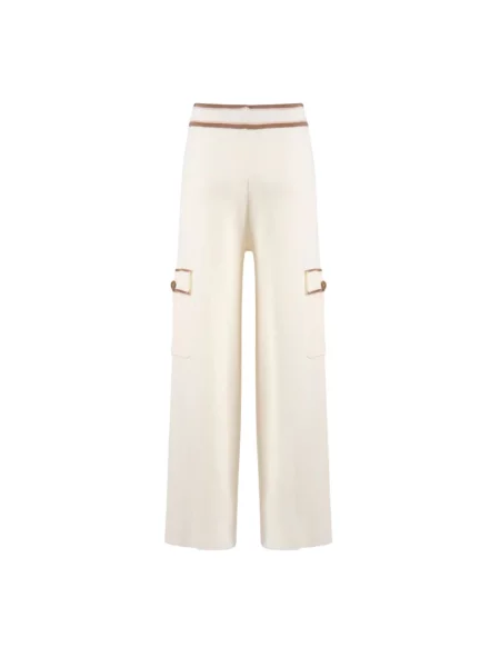 Spodnie cargo Nenette beżowe