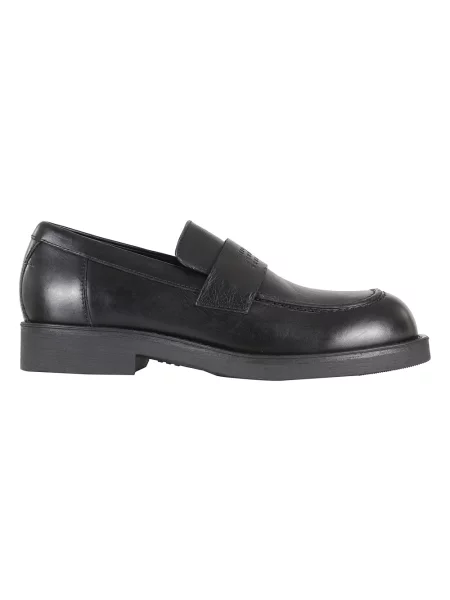 Półbuty Mm6 Maison Margiela skórzane czarne