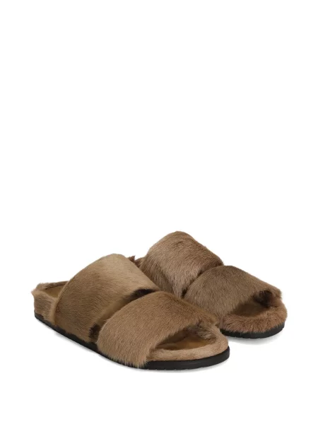 Sandale Dolce & Gabbana cu bretele maro