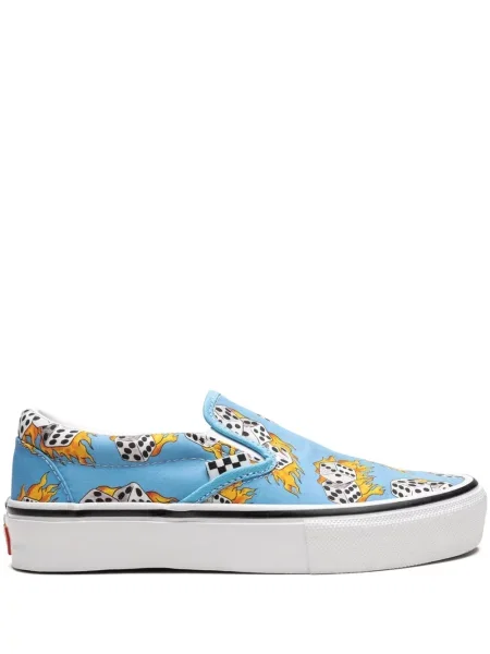 Sneakerși Vans slip-on albastru