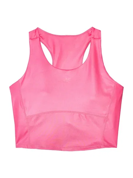 4F Sport top deschis roz