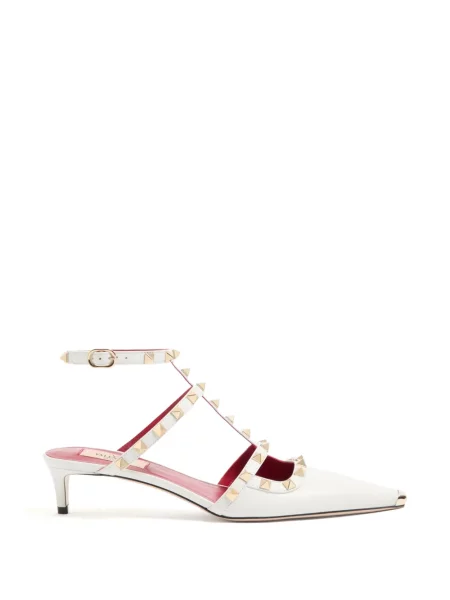 Pantofi cu toc Valentino Garavani din piele alb