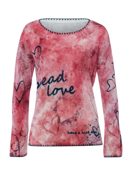 Heine Tricou roșu negru