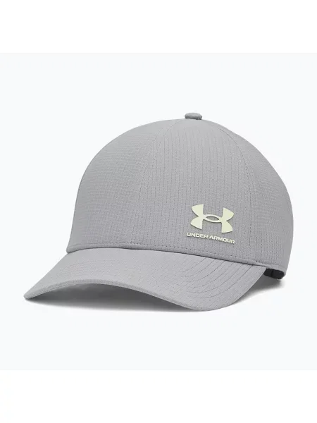 Kšiltovka Under Armour Iso-chill Armourvent steel/fade green šedá