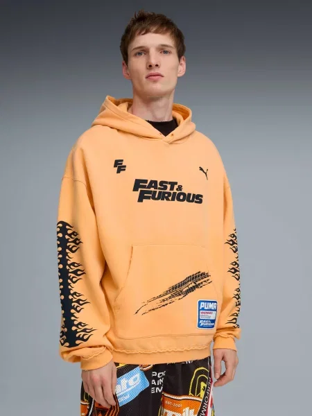 Худи Puma оранжевое