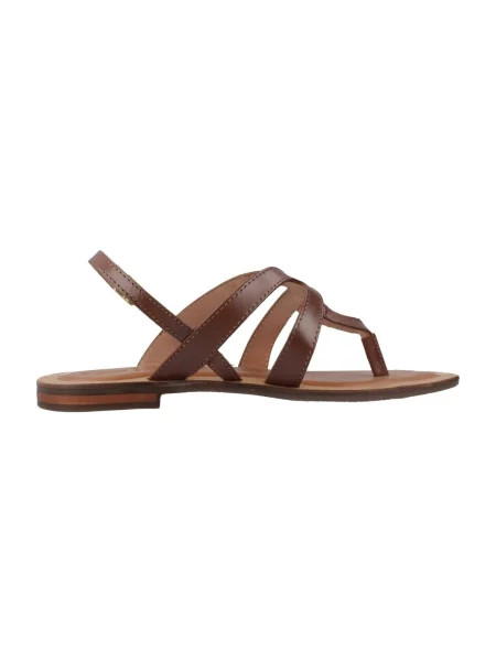 Geox sandale de piele D SOZY QC C maro