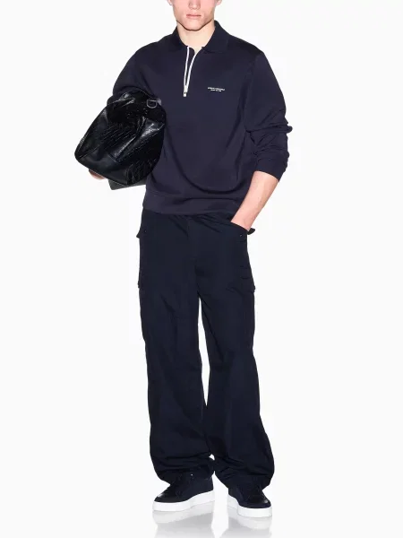 Свитшот Armani Exchange из модала синий