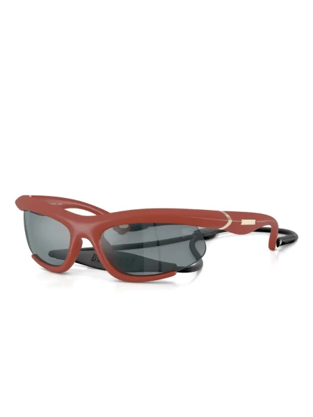 Ochelari de soare Burberry Eyewear biker roșu