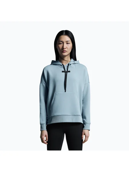 Női On kapucnis pulóver part Hoodie kék