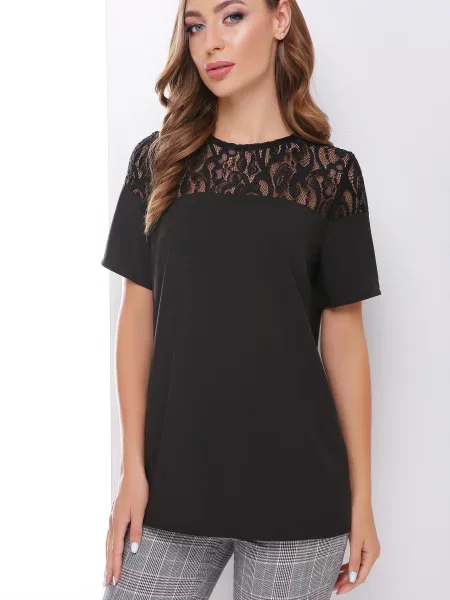 Блуза MarSe софтшел чорний