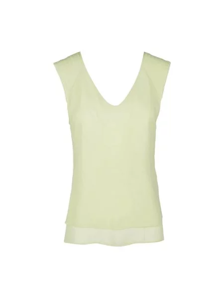 Top Alysi z dekoltem w serek zielony