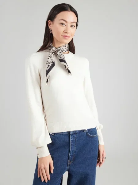 VERO MODA Pulover VMHAPPY crem