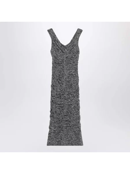 Długa sukienka maxi Dolce And Gabbana biała