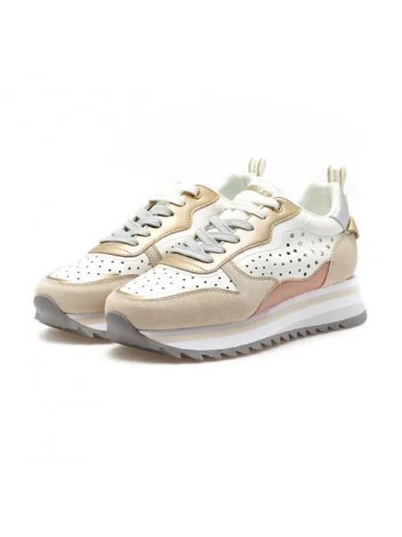 Sneakersy Apepazza skórzane beżowe