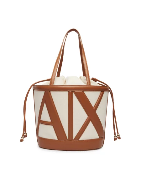 Torbica Armani Exchange smeđa