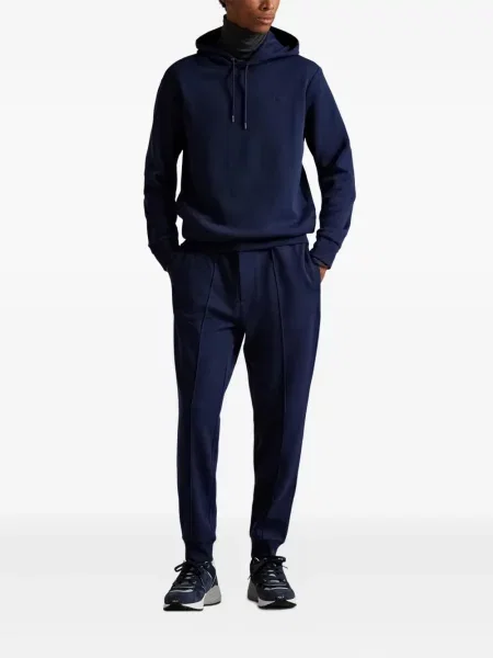 Chiloți Polo Ralph Lauren din țesătură twill cu autograf cu glugă albastru