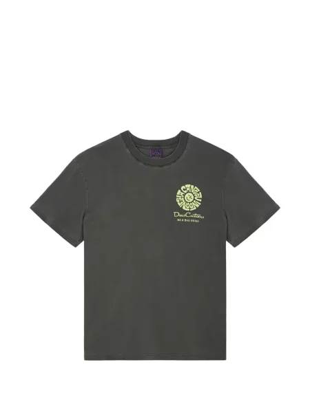 Tricou Deus Ex Machina cu imagine gri