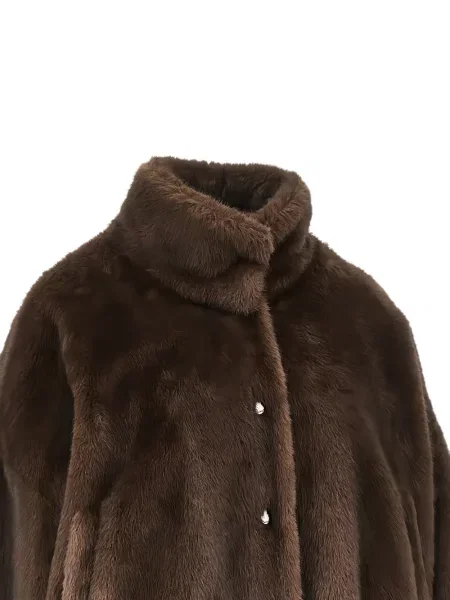 Geacă Weekend Max Mara cu blană maro