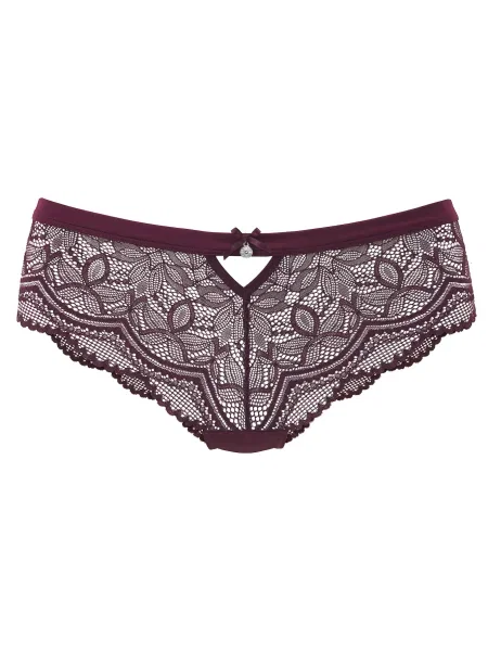 NUANCE Chiloți burgundy roșu