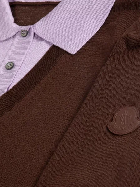 Scurt pulover Moncler maro