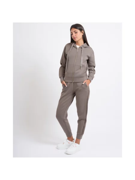 Bluza rozpinana o kroju relaxed fit z dodatkiem Guess brązowa